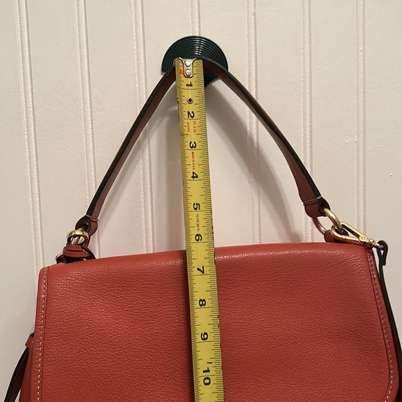Radley Cording Street Medium Flapover Crossbody Bag, Ginger Biscuit Orange - Picture 15 of 15